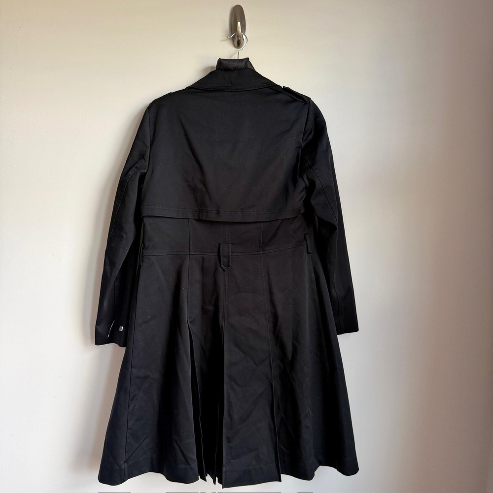 Soia & Kyo Coat Womens Small Black Asymmetrical Zip Trench Quilted Insert NWT - Picture 14 of 14